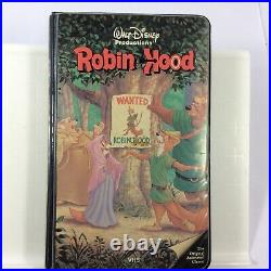 Walt Disney Robin Hood 1973 VHS The Classics Black Diamond Clamshell