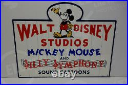 Walt Disney STUDIOS SILLY SYMPHONY Metal Sign-Disney Classic-VERY COLORFUL