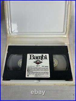 Walt Disney The Classics Bambi Black Diamond? Collection VHS Tape NICE