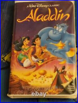 Walt Disney The Classics Black Diamond VHS Video Tape Movie Aladdin