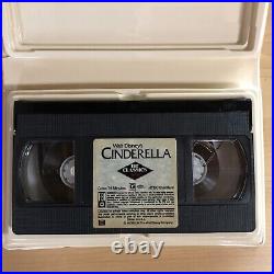 Walt Disney The Classics CINDERELLA Black Diamond Edition VHS 1988 410-1