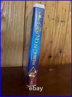 Walt Disney The Great Mouse Detective VHS Tape The Classics Animation Detective