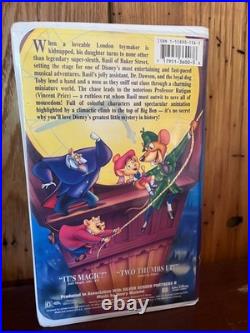 Walt Disney The Great Mouse Detective VHS Tape The Classics Animation Detective