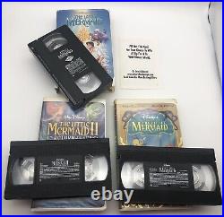 Walt Disney The Little Mermaid Collection VHS 1-Banned Cover Edition Lot 3. Read