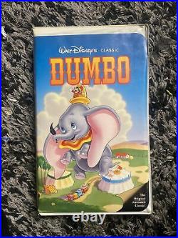 Walt Disney The Original Animated Classic, Black Diamond Dumbo VHS RARE