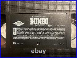 Walt Disney The Original Animated Classic, Black Diamond Dumbo VHS RARE