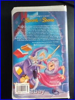 Walt Disney The Sword in the Stone black diamond classic VHS movie
