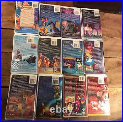 Walt Disney VHS Tape Masterpiece Collection classics No Duplicate Lot Of 50