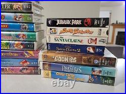 Walt Disney VHS Tapes Movies Classics Lot Of 34 Inc Black Diamond Wide Screen +7