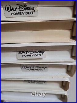 Walt Disney VHS Tapes Movies Classics Lot Of 34 Inc Black Diamond Wide Screen +7