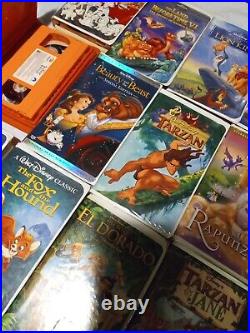 Walt Disney VHS Tapes great classics Lot of 24 VHS$199 Free Shipping