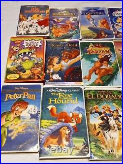 Walt Disney VHS Tapes great classics Lot of 24 VHS$199 Free Shipping