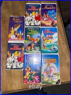 Walt Disney VHS lot BLACK DIAMOND classics, vintage, RARE