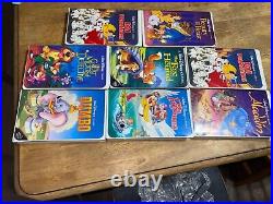 Walt Disney VHS lot BLACK DIAMOND classics, vintage, RARE