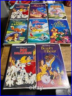 Walt Disney VHS lot BLACK DIAMOND classics, vintage, RARE