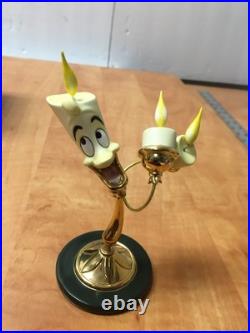 Walt Disney WDCC Beauty & the Beast Vive L'Amour Lumiere Figurine WithCOA & Box