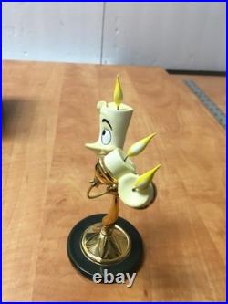 Walt Disney WDCC Beauty & the Beast Vive L'Amour Lumiere Figurine WithCOA & Box