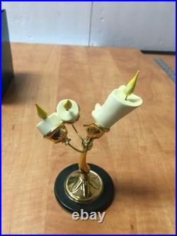 Walt Disney WDCC Beauty & the Beast Vive L'Amour Lumiere Figurine WithCOA & Box
