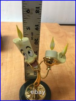 Walt Disney WDCC Beauty & the Beast Vive L'Amour Lumiere Figurine WithCOA & Box