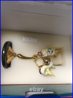 Walt Disney WDCC Beauty & the Beast Vive L'Amour Lumiere Figurine WithCOA & Box