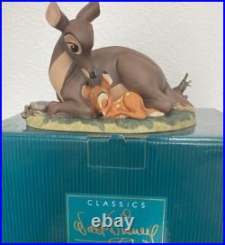 Walt Disney WDCC Classics Collection Bambi & Mother 1204799 figurine CoA Box