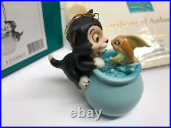 Walt Disney WDCC Classics Collection FIGARO & CLEO Purrfect Kiss Ornament NEW