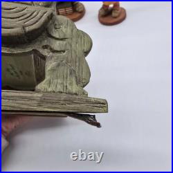 Walt Disney WDCC Snow White 7 Dwarfs Dancing Statues Figurines Organ COA Boxes