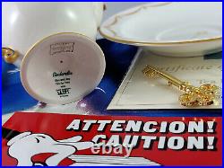 Walt Disney WDCC Tea for Two Gus and Jaq LE COA Saucer Key VERY RARE Cinderella