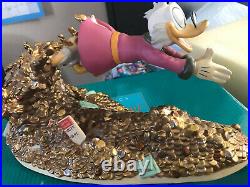 Walt Disney WDCC Uncle Scrooge McDuck A Pool of Riches Figurine COA #1230080