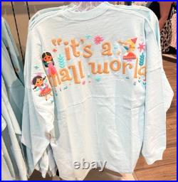 Walt Disney World It's A Small World Ride Classics Spirit Jersey SMALL New
