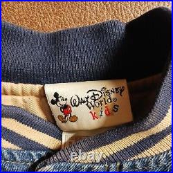 Walt Disney World Kids Denim Jacket Embroidery Fabulous 4 Size S (8) Nice