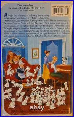 Walt Disney's 101 Dalmatians The Classics Collection Black Diamond VHS 1263