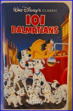 Walt Disney's 101 Dalmatians The Classics Collection Black Diamond VHS 1263