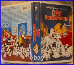 Walt Disney's 101 Dalmatians The Classics Collection Black Diamond VHS 1263 Walt Disney's 101 Dalmatians The Classics Collection Black Diamond VHS 1263