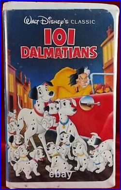 Walt Disney's 101 Dalmatians The Classics Collection Black Diamond VHS 1992 Rare