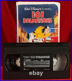 Walt Disney's 101 Dalmatians The Classics Collection Black Diamond VHS 1992 Rare