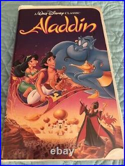 Walt Disney's Aladdin- Black Diamond Classic? Tape (1993) VHS 1662