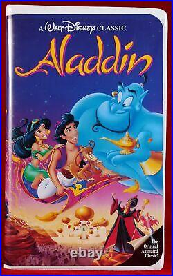 Walt Disney's Aladdin Black Diamond The Classics Collection (VHS, 1993) #1662