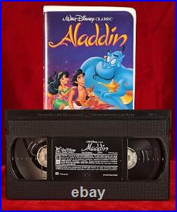 Walt Disney's Aladdin Black Diamond The Classics Collection (VHS, 1993) #1662