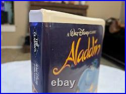 Walt Disney's Aladdin Super Rare Black Diamond Classic VHS Movie! Tested