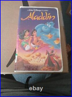 Walt Disney's Aladdin VHS Tape RARE Black Diamond Classic #1662