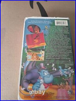 Walt Disney's Aladdin VHS Tape RARE Black Diamond Classic #1662