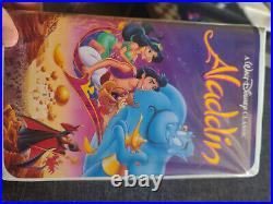 Walt Disney's Aladdin VHS Tape RARE Black Diamond Classic #1662