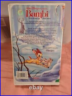 Walt Disney's BAMBI VHS Tape Black Diamond Edition #942 Classic