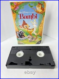 Walt Disney's BAMBI VHS Tape Black Diamond Edition #942 Classic