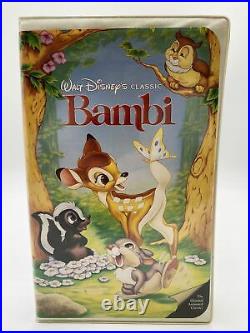 Walt Disney's Bambi Original Animated Movie Classic VHS Black Diamond