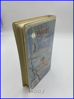 Walt Disney's Bambi Original Animated Movie Classic VHS Black Diamond