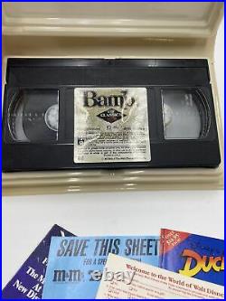 Walt Disney's Bambi Original Animated Movie Classic VHS Black Diamond