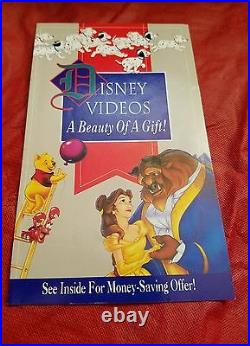 Walt Disney's Beauty And The Beast Black Diamond Classic VHS 1992 Christmas lead