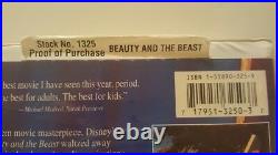 Walt Disney's Beauty and The Beast (VHS, 1992) Black Diamond The Classics